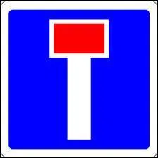 Observez le panneau sur la photo ; qu'indique-t-il ?