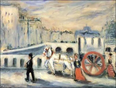 Qui a peint La calèche rouge ?