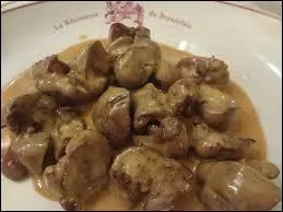 Après avoir paré et dénervé nos rognons de veau, nous les saisirons vivement au beurre noisette. Puis une fois flambés au cognac nous ajouterons de la crème et du fond brun de veau lié. Après réduction nous ajouterons hors du feu de la moutarde et monterons cette préparation au beurre. Quel est son nom ?