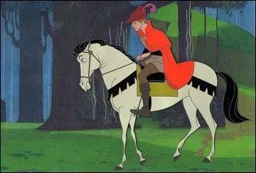 Dans "La Belle au bois dormant", comment se nomme le cheval du prince ?