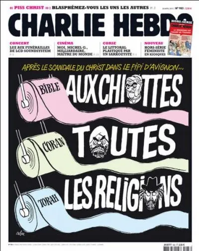 Quel livre n'est pas cité sur ce dessin ?