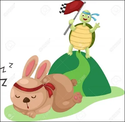 Dans la fable "Le lièvre et la tortue", qui gagne la course ?