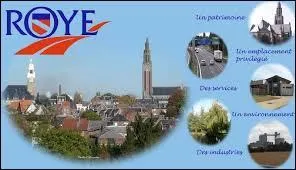 Roye, commune Samariene, se situe en région ...