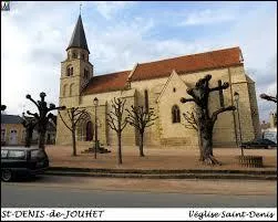 La commune Centriste de Saint-Denis-de-Jouhet se trouve dans le département ...