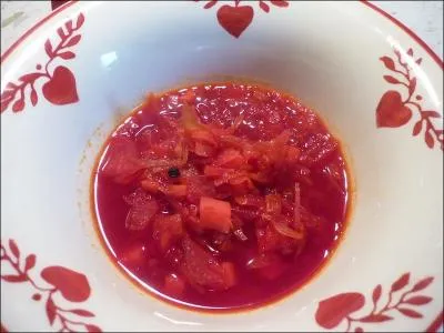 Gastronomie  Le « bortsch » est un plat qui n'est certainement pas un héritage culinaire d' (e) :