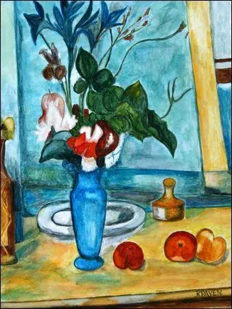 Qui a peint Le vase bleu ?