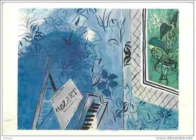 Qui a peint Le Mozart bleu ?