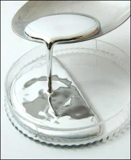 Jour 29 : élément chimique de symbole Hg, métal argenté brillant toxique !