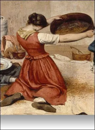 Jour 30 : tamis destiné à trier le grain ou des objets de différentes tailles !