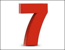 7 est le numéro atomique...