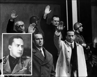 Le 10 janvier, le Comte Galeazzo Ciano, gendre de Mussolini est condamné à mort et sera exécuté à la suite d'un procès parodie connu sous le nom de...