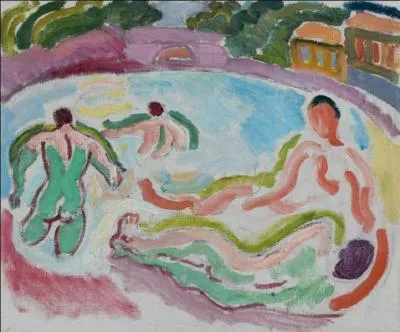 Qui a peint Les baigneurs au large ?