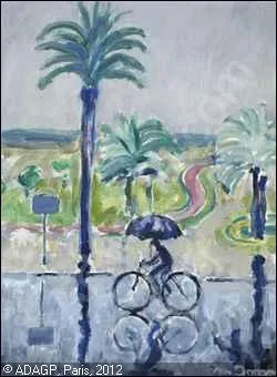 Qui a peint Cannes sous la pluie ?