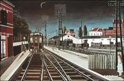 Qui a peint Trains du soir ?