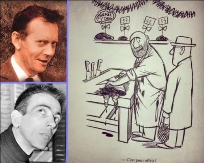 Caricaturiste a l'humour noir, utilisant jeux de mots et calembours dans des dessins remplis de dérision...