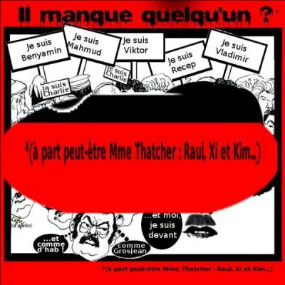 Afin de vous épargner des manipulations - un temps pour tout - intempestives, zoom sur les trois absents cités en note : qui sont Raoul, Xi et Kim ?