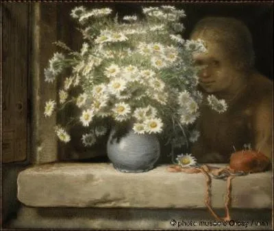 Qui a peint ces marguerites sur un rebord de fenêtre ?