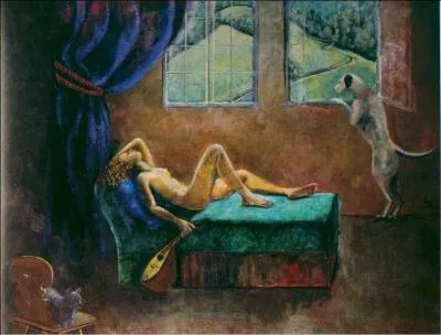 Qui a peint jeune fille à la mandoline près de la fenêtre ?