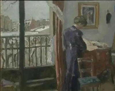 Qui a peint cette femme près de la fenêtre ?