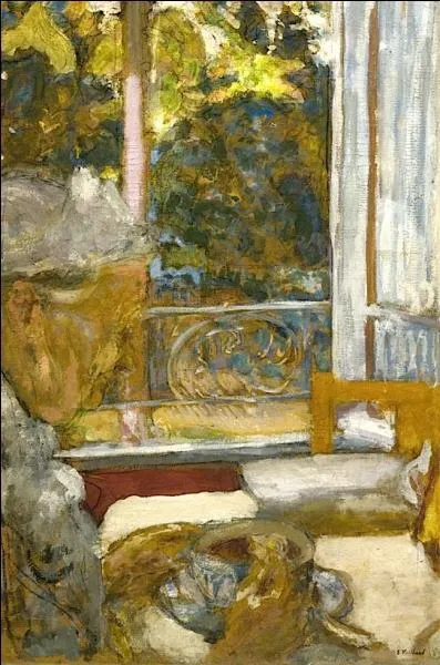 Qui a peint sa femme au petit déjeuner devant la fenêtre ?