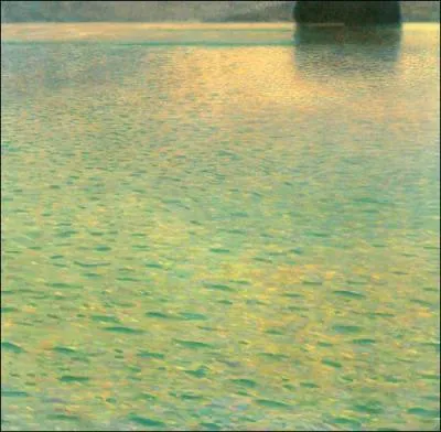 Qui a peint "L'île sur le lac Attersee" ?