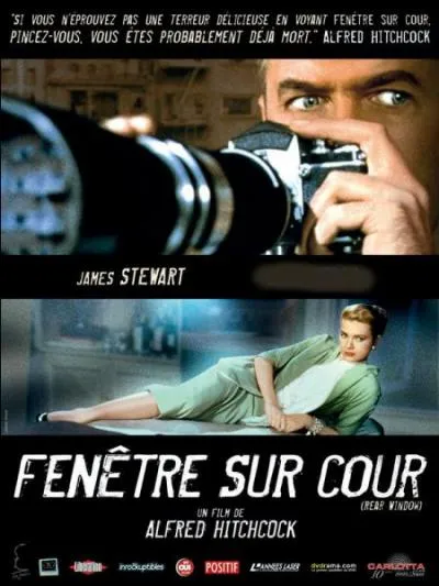 Dans le film "Fenêtre sur cour", qui partageait l'affiche avec James Stewart ?