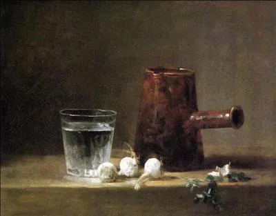 Qui a peint "Verre d'eau et pichet" ?
