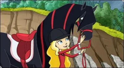 Et comment se nomme sa jument ? (Pur sang arabe)