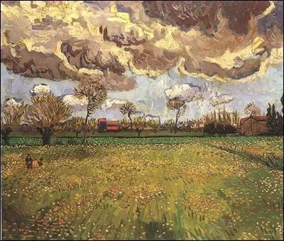 Qui a peint "Paysage sous un ciel orageux" ?