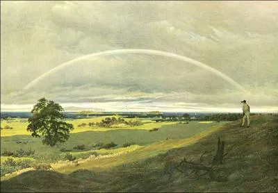 Qui a peint "Paysage à l'arc-en-ciel" ?