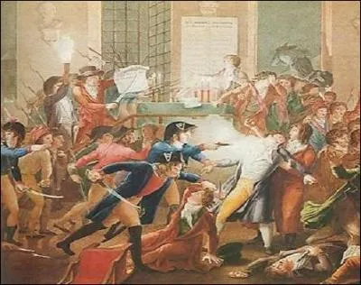 La chute de Robespierre marquera la fin de la Terreur. Où et à quel moment fut-il arrêté ?