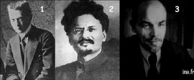 Qui sont les trois grandes figures de la Révolution russe de 1917 ?