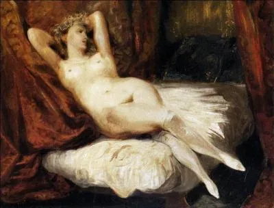 Qui a peint "Femme aux bas blancs" ?