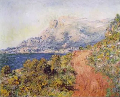 Qui a peint "La route rouge près de Menton" ?