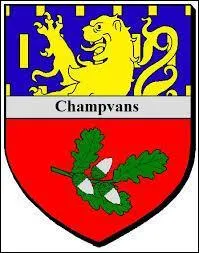 Voici le blason de Champvans. Commune de Haute-Saône, elle se trouve en région ...