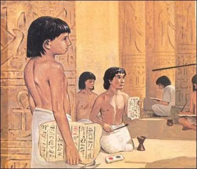 L'enseignement supérieur était donné dans les "maisons de vie". Quelle en est la retranscription égyptienne ?