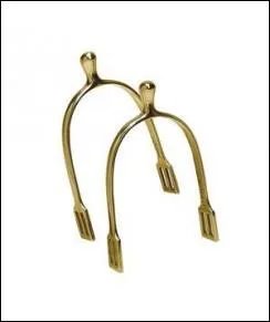 En CSO on peut monter avec des éperons.