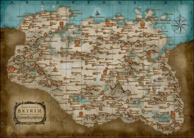 Skyrim est le cinquième volet de la saga TES, dans quelle province se déroule l'aventure ?