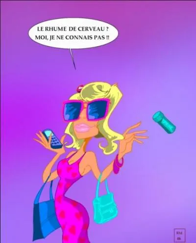 Comment appelle-t-on un grain de beauté sur la fesse d'une blonde ?