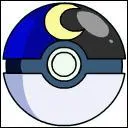 La Luneball permet d'attraper des Pokémon ...