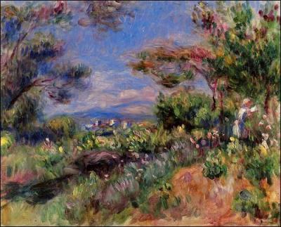 Auguste Renoir y termina sa vie en 1919 en peignant les mains déformées par les rhumatismes...