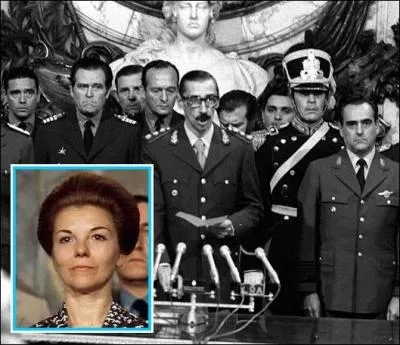 Quel général putschiste à la tête de la junte militaire, renverse Isabel Martínez de Perón en Argentine le 24 mars ?