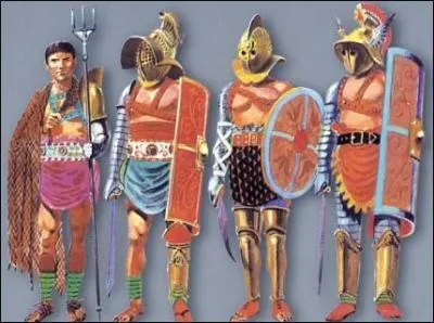 Quelles sont les trois bonnes catégories de gladiateurs ?