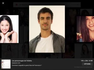 Comment s'appelle le frère de Francesca ?