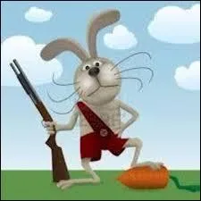 Complétez le refrain d'une chanson de Chantal Goya : "Ce matin, un lapin ...