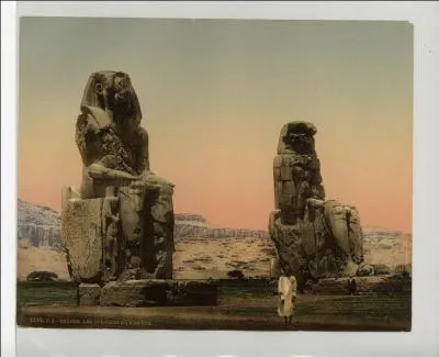 Il ne reste que ces deux colosses du somptueux temple funéraire édifié pour le pharaon Aménophis III. Comment se nomment-ils ?