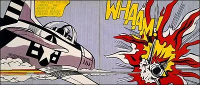 Il a produit de nombreuses uvres Pop art influencées par la publicité et la bande dessinée.