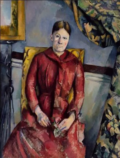 Qui a peint "Madame Cézanne en robe rouge" ?