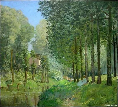 Qui a peint "Le repos au bord d'un ruisseau" ?