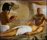 Quel est le terme égyptien pour désigner la substance des éléments pathogènes et facteurs de douleur, s'introduisant dans l'organisme en glissant par le nez et par les oreilles ?